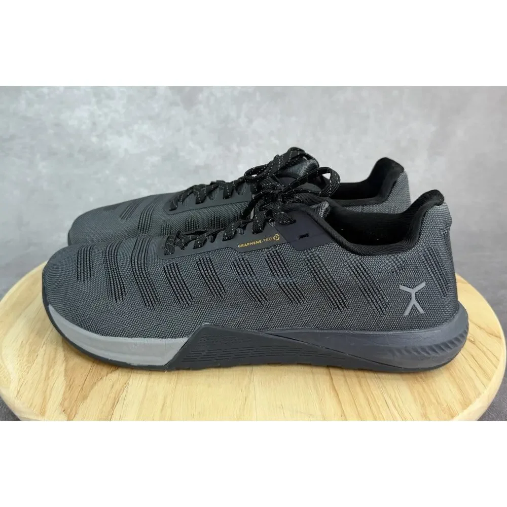 Flux Adapt Graphene Pro Mens Sz 11 Black Gray Athletic Running Shoes Sneakers
